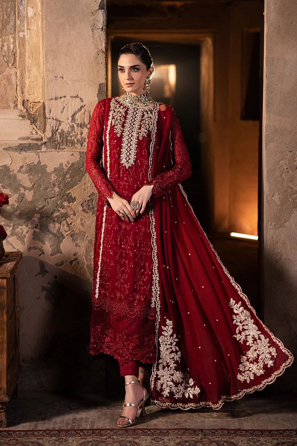AZURE Embroidered Chiffon Collection