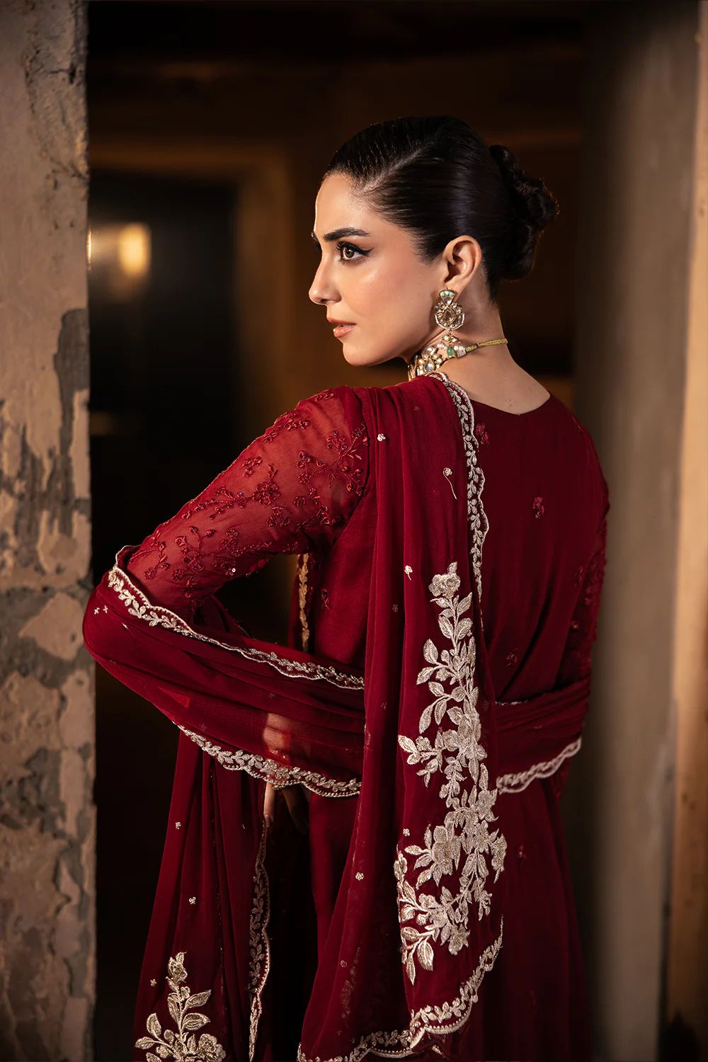 AZURE Embroidered Chiffon Collection
