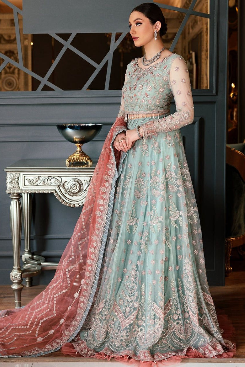 EMAAN ADEEL embroidered net Collection