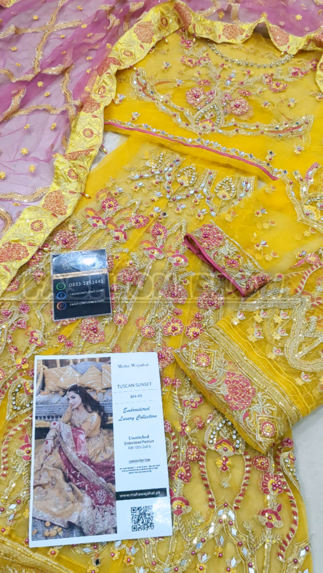 Maha Wajahat Bridal – Net Maxi