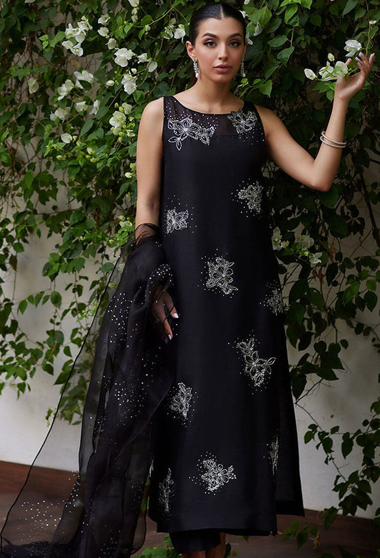 FARAH TALIB AZIZ EMBROIDERED HANDMADE ORGANZA