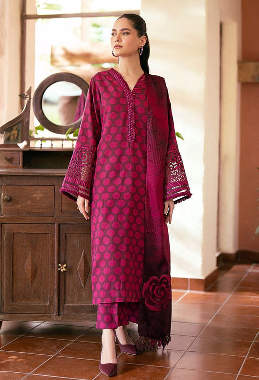 Baroque Red Polka Dot Lawn Collection 2025