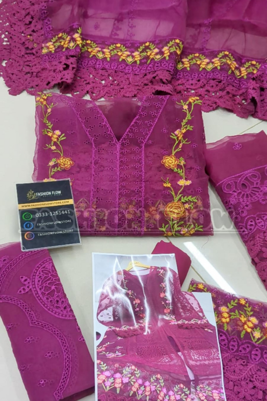 ANEELAS Embroidered organza Collection