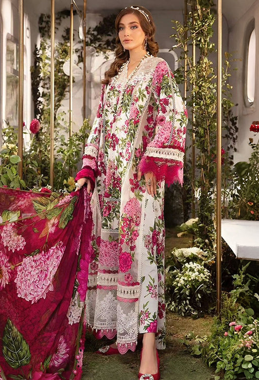 Maria B White & Pink Lawn Collection