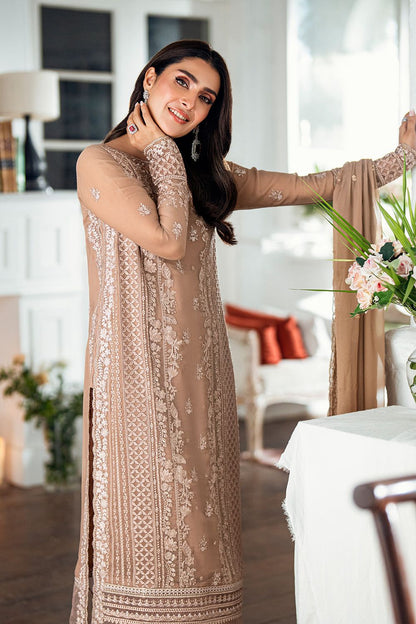 AZURE embroidered chiffon Collection
