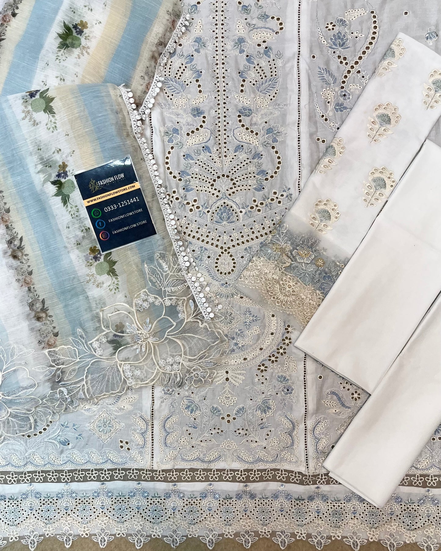 Baroque White Lawn Collection