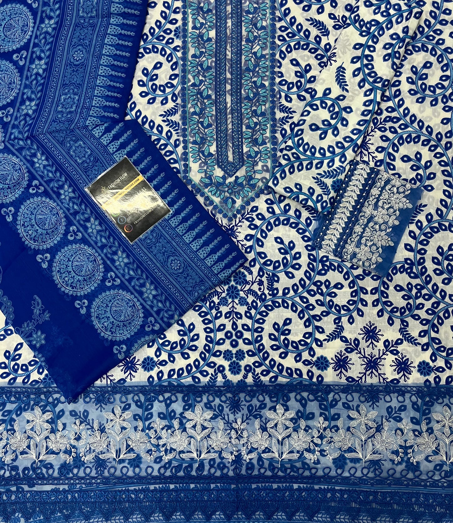 Maria B Blue Lawn Collection 2025