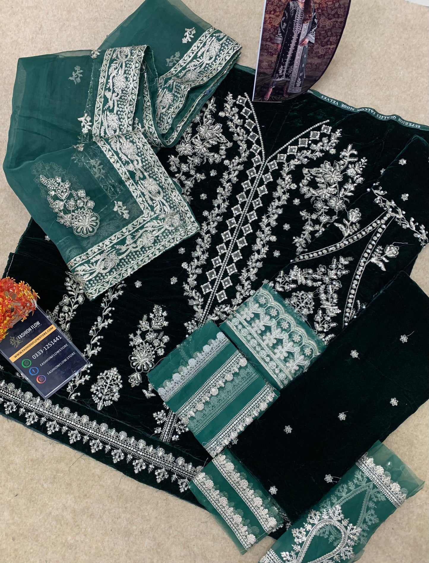 Qalamkar VELVET  COLLECTION 2024