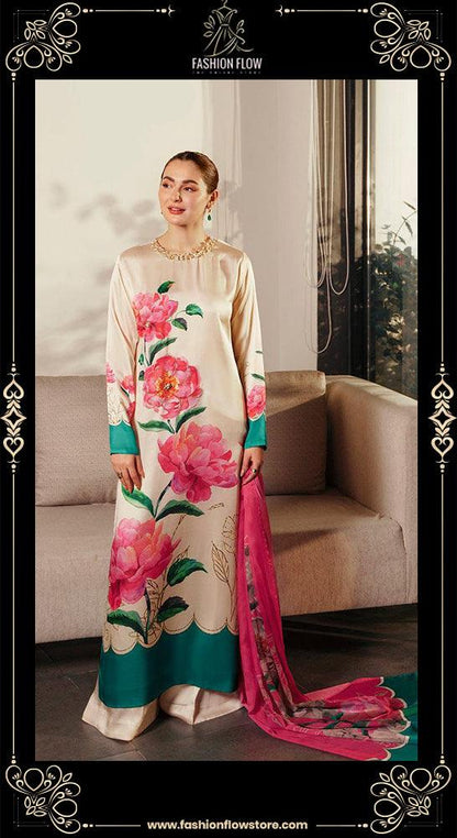 Lulusar 03PCS Unstitched Suit