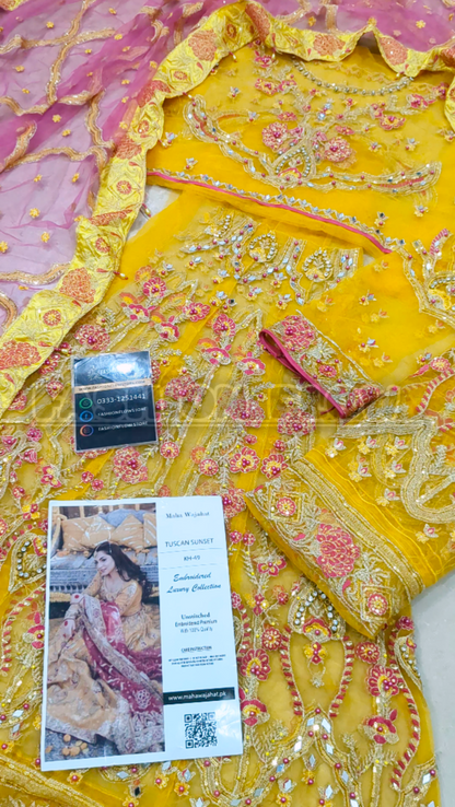Maha Wajahat Bridal – Net Maxi