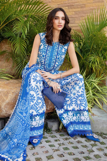 Maria B Blue Lawn Collection 2025