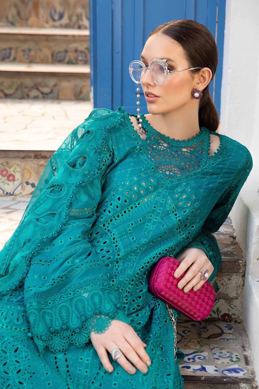 Maria B Sea Green Lawn Collection