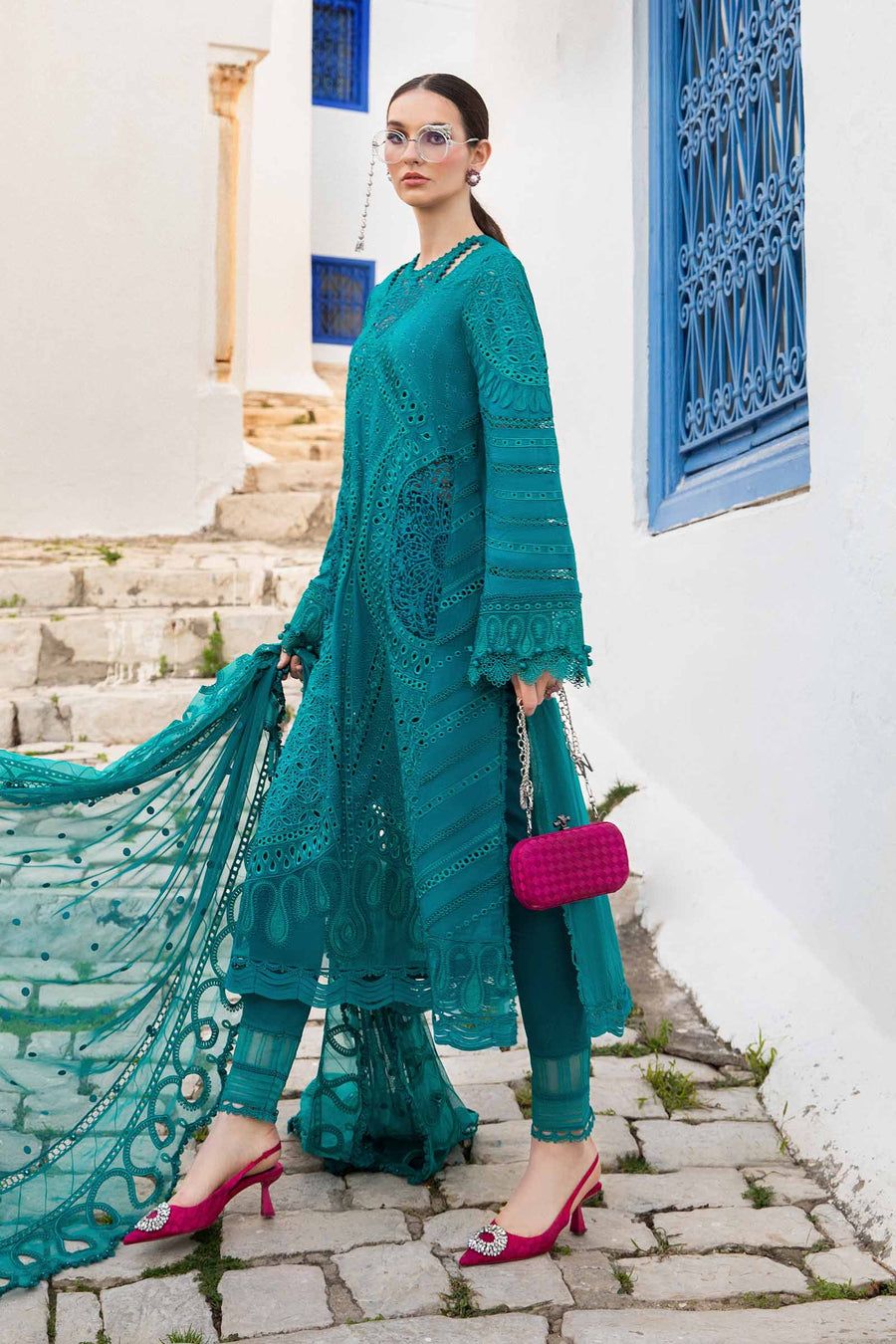 Maria B Sea Green Lawn Collection