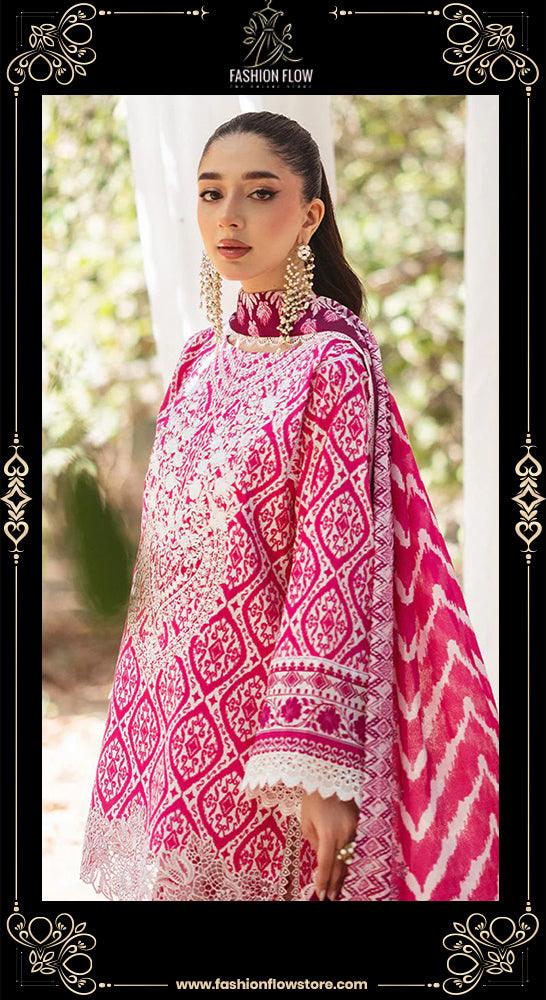 Zainab Chotani Pink Luxury Lawn Collection