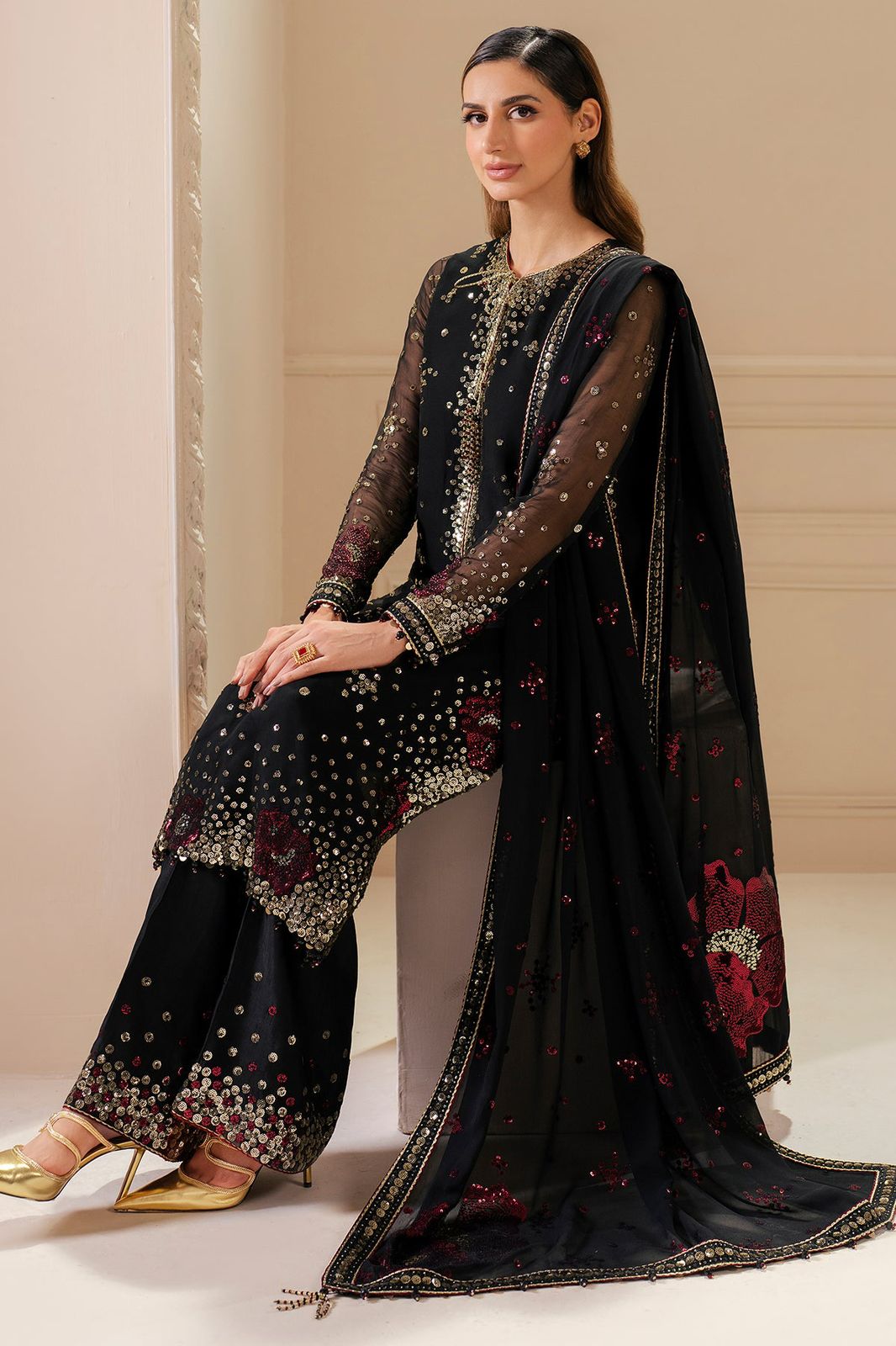 Jazmin Embroidered Chiffon Collection