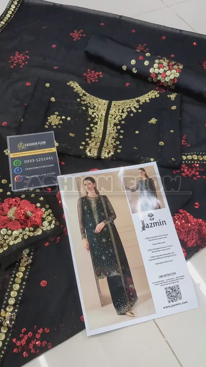 Jazmin Embroidered Chiffon Collection