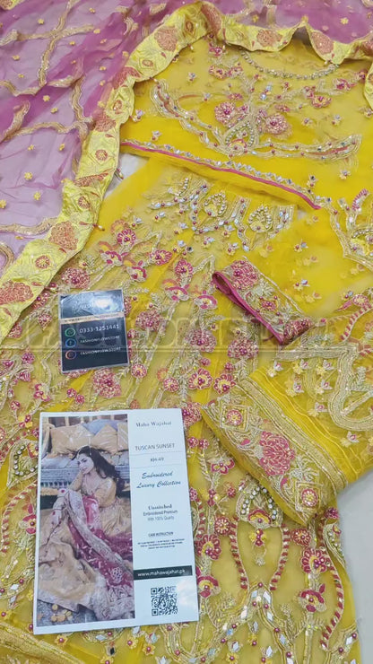 Maha Wajahat Bridal – Net Maxi