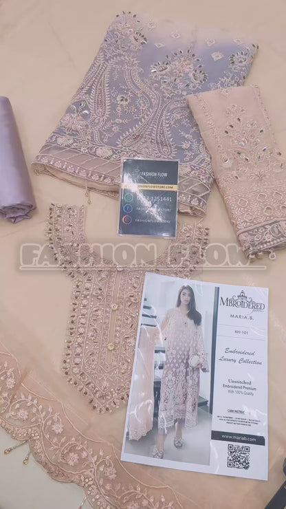 Maria B Embroidered Chiffon Collection